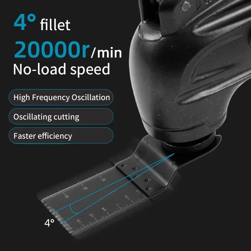 Makita18V Quick Release Oscillating Tool 6 Speed Cordless Multi Vibration Functional Tool Renovator Electric Trimmer