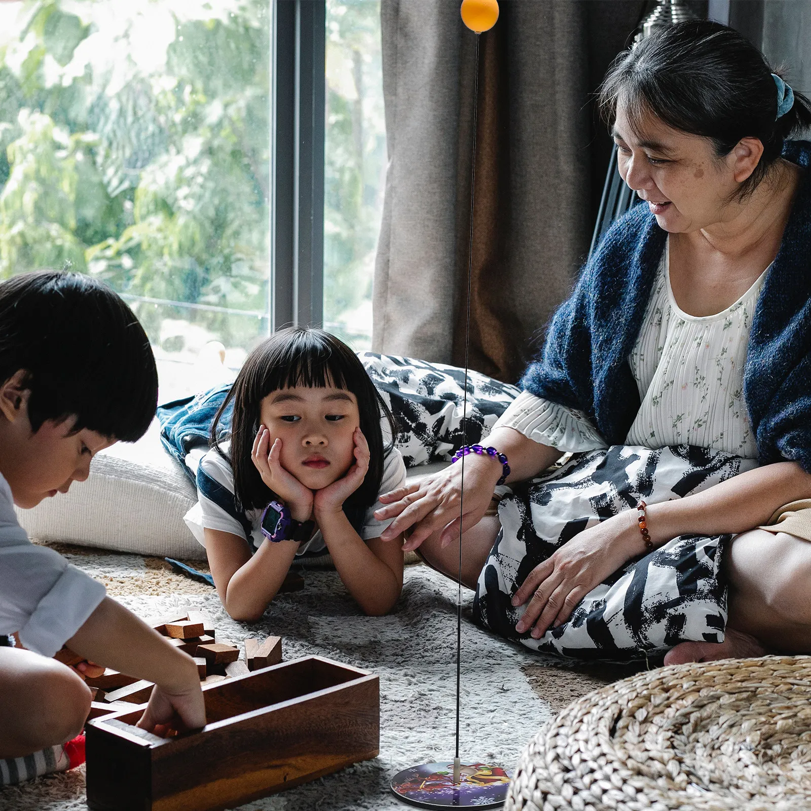 

1Set Ping Pong Training Elastic Shaft Table Tennis Trainer Home Indoor Outdoor Practice Device Improve Reflex Coordination