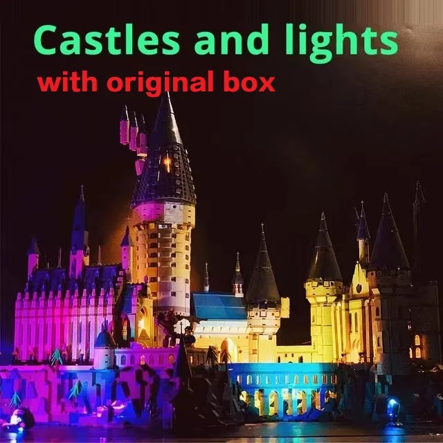 

With Original Box 6020pcs Movie Magic School 71043 Castle Model Building Blocks Bricks Educational Halloween, Christmas gifts