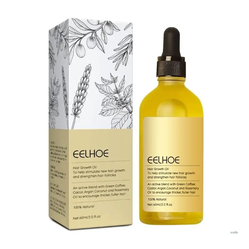 EELHOE  Lightweight Rosemary Hair Oil Deeply Nourishes and Strengthens All Hair Types for Use on Wet or Dry Hair