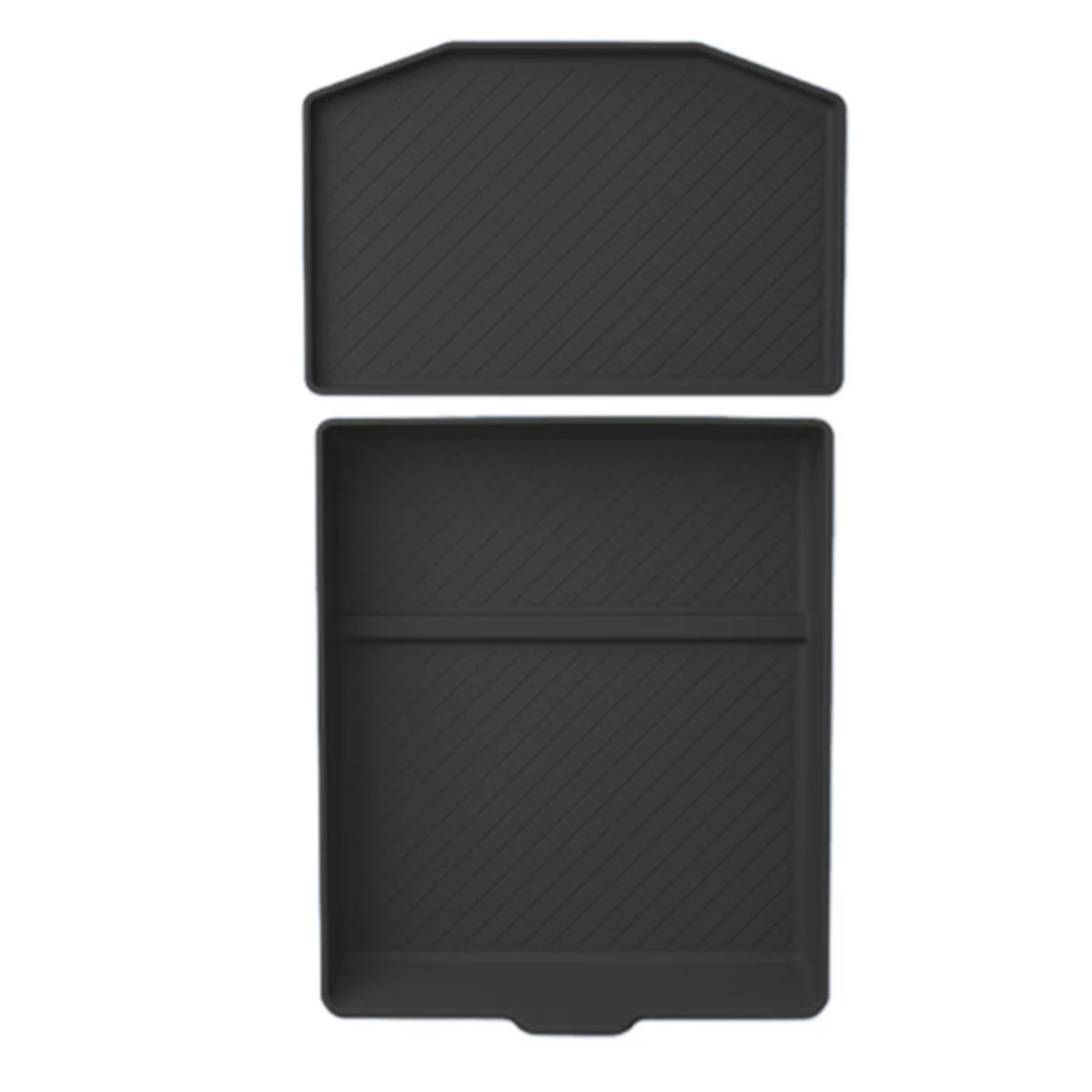 Voor Tesla Model 3 + Nieuw Model 3 Centrale Bediening Siliconen Pad Opbergdoos Middenbodem Siliconen Pad Voor Nieuw Model 3 Zwart