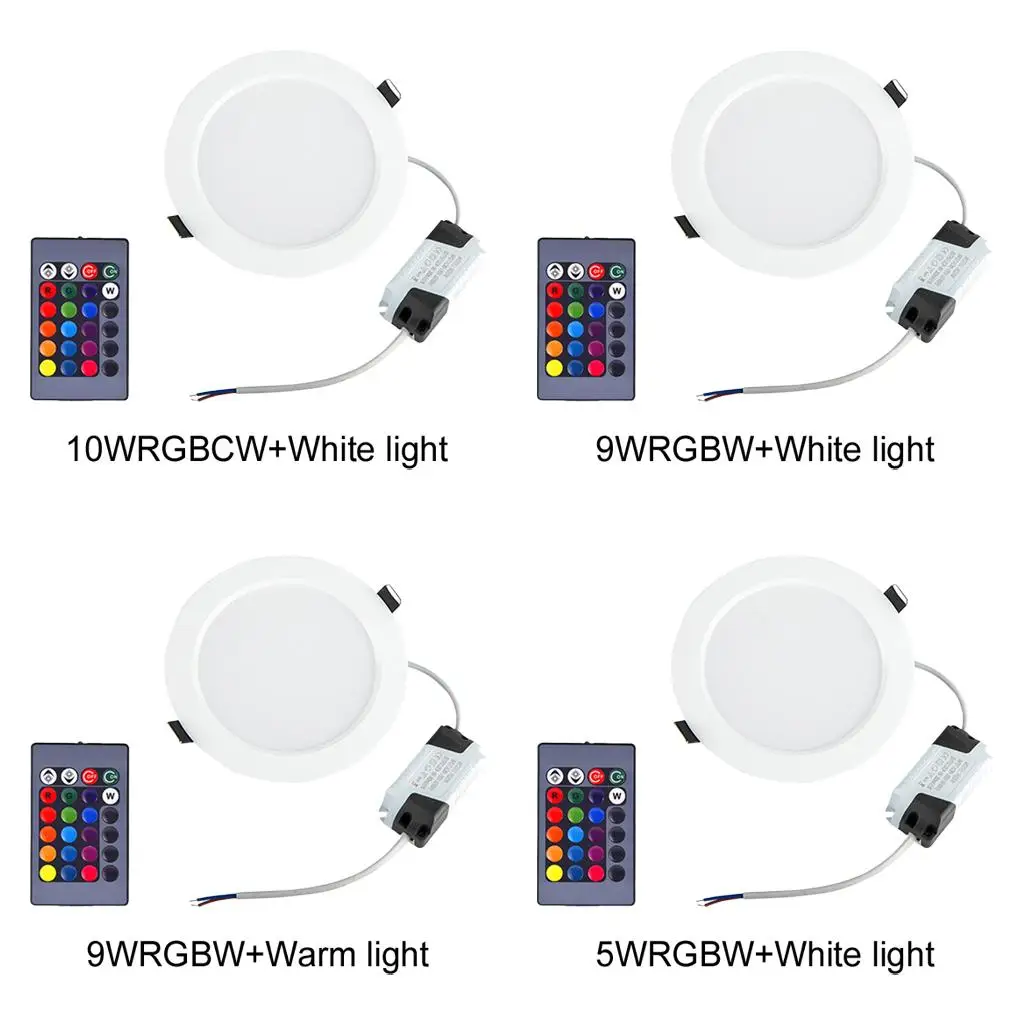 

Ceiling Lights Color Changing RGBW Downlights 16 for Kitchen Decor