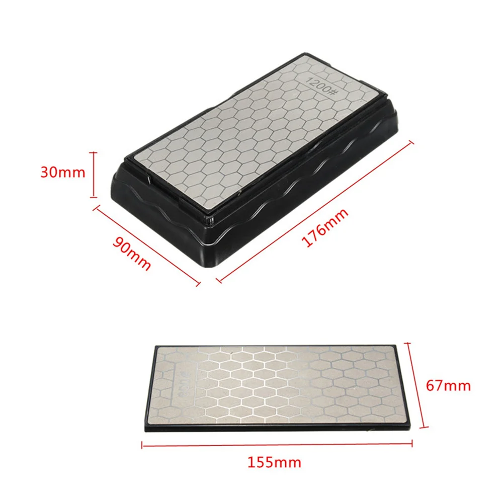 Imagem -05 - Double-side Base Diamond Sharpening Stone Pedra de Amolar para Faca Grão de Cozinha Moagem de Faca Chef 400 600 1000 1200