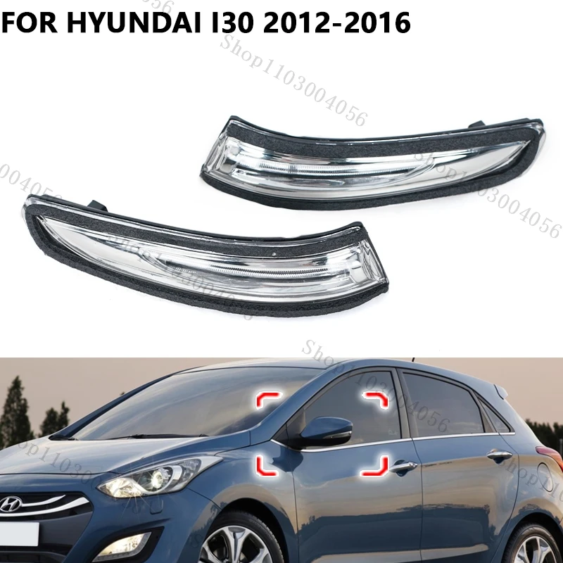 

Car Rearview Mirror Turn Signal Accessories For Hyundai I30 2012-2016 87623A5000 87613A5000 Turn Light Signal Lamp