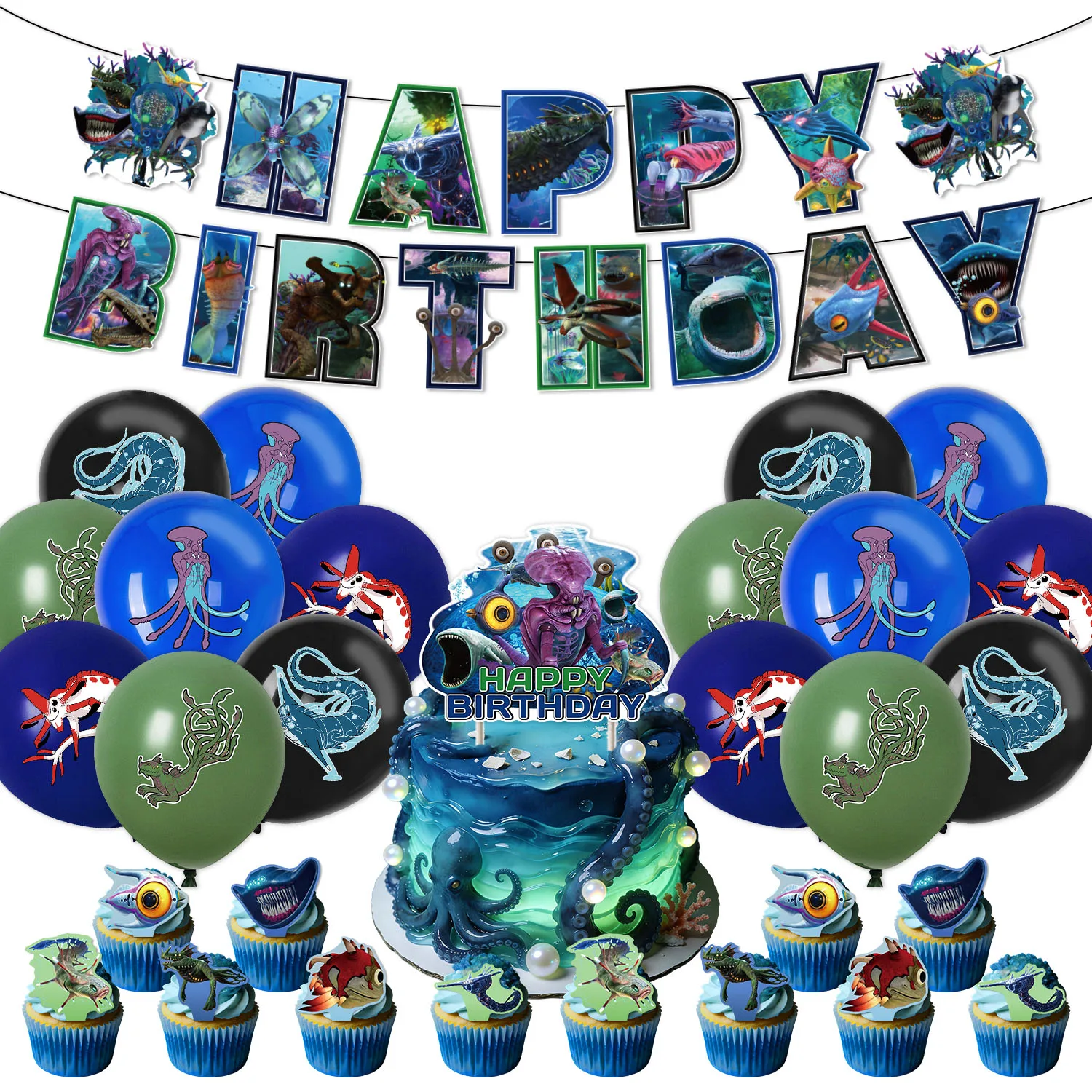 decoracoes-de-festa-de-aniversario-bloop-sea-monster-banner-subnautica-baloes-e-topos-de-bolo-para-suprimentos-de-festa-de-aniversario