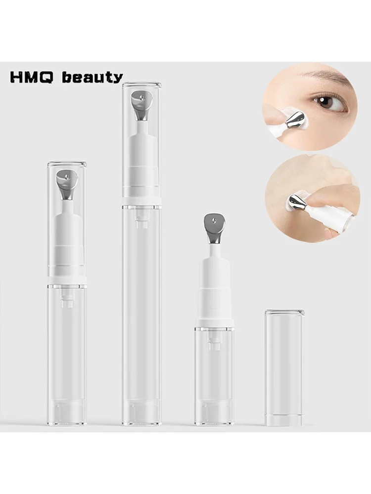 Bouteilles à pompe sans air portables 5/10/15ml, boule en rouleau pour crème pour les yeux, bouteille sous vide, taille voyage, fond de teint, Lotion, séparateur, outils de maquillage