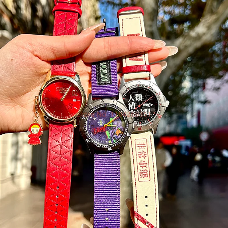 

Evangelion Eva Watch Blind Box Anime Merchandise Character Themed Shinji Rei Asuka Eva-01 02 Genuine Collectible Toys Wristwatch