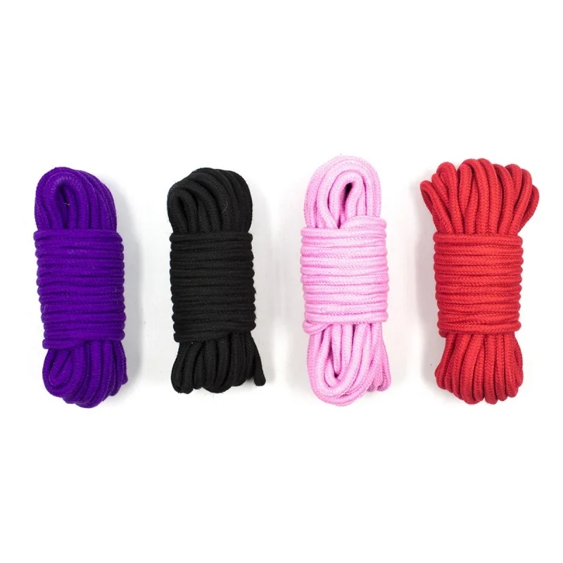 4 Size 4 Colors Exotic Shibari Accesories Handcuffs Bondage Rope for Men Women Fetish Slave Role Play Binder Restraint Touch Fun