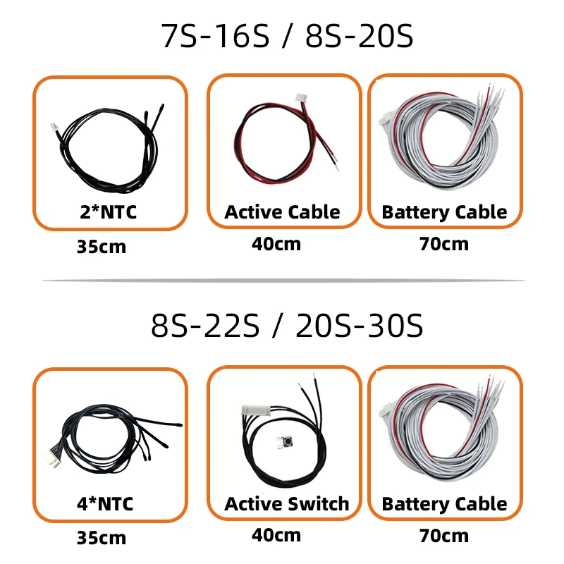 Imagem -06 - Bms Esperto para a Bateria de Lítio com Bluetooth Bateria Incorporado 7s a 16s 8s a 20s 22s 40a 80a 130a 180a 420a 18650