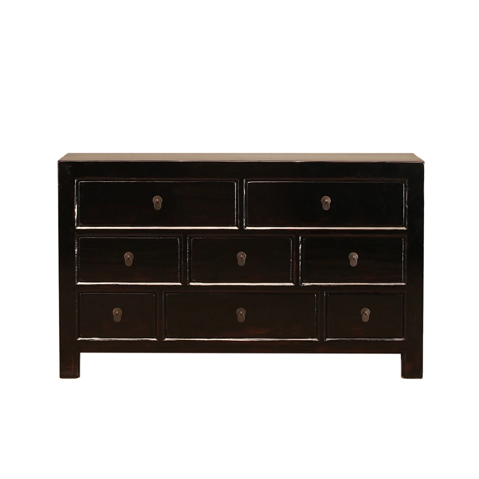 Chinese Style High Quality Vintage Home Furniture Living Room Recycled  Pine Antique Wooden Chest Of Drawers