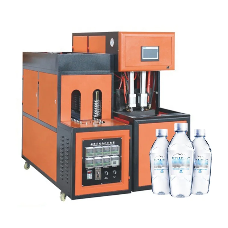 Customized Semi Automatic Drink Water Bottle Blower Pet Bottles Making Machine