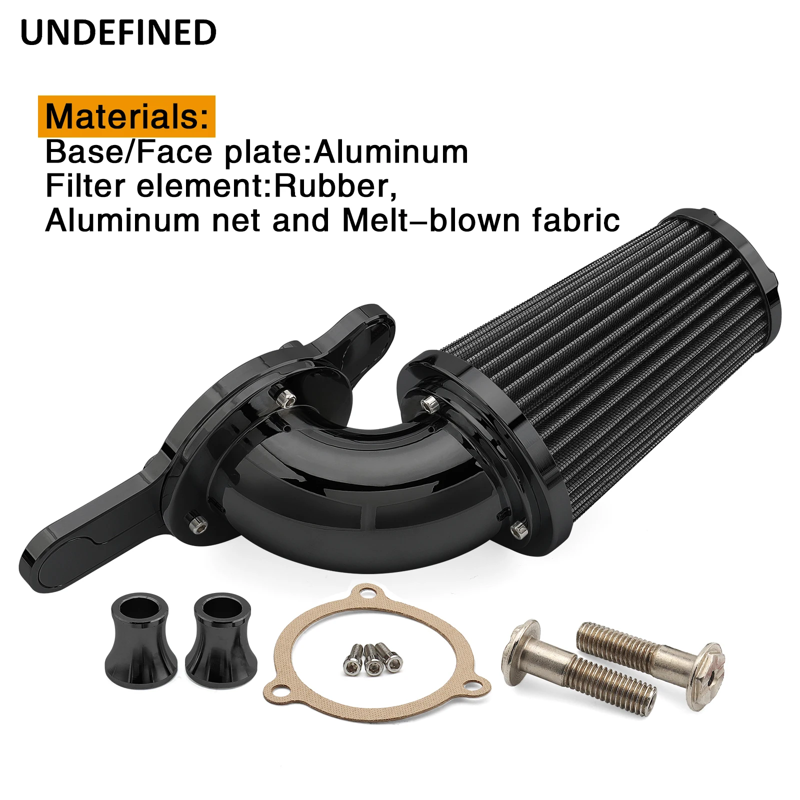 Motorcycle Air Cleaner Intake Filter For Harley 2018-2024 Touring Road Street Glide Road King Softail Slim Street Glide