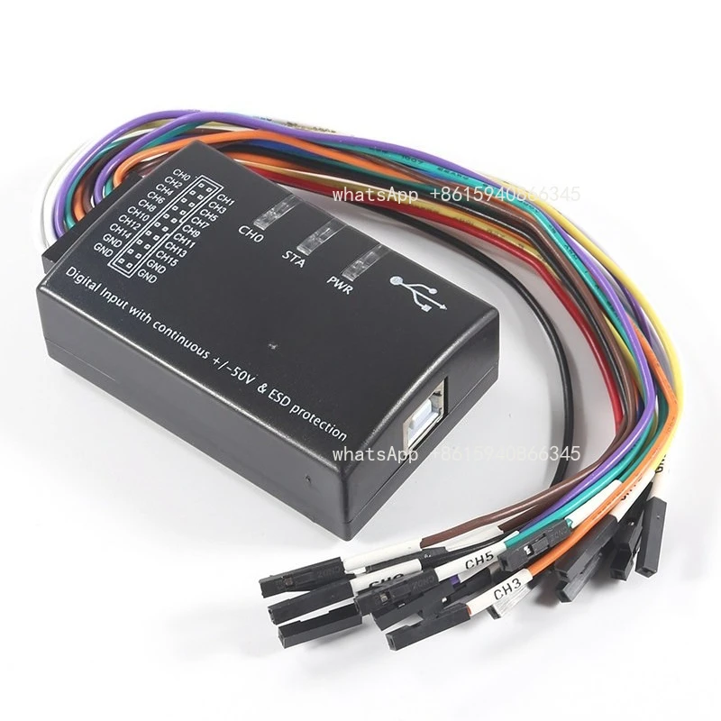 USB logic analyzer multi-system compatible with official version sampling rate 100M16 channels