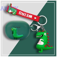 for SoundPEATS Engine 4 Case Engine4 Cute Cartoon Cover with KeyChain Bluetooth Earphone Accessories TWS Headphone Portable