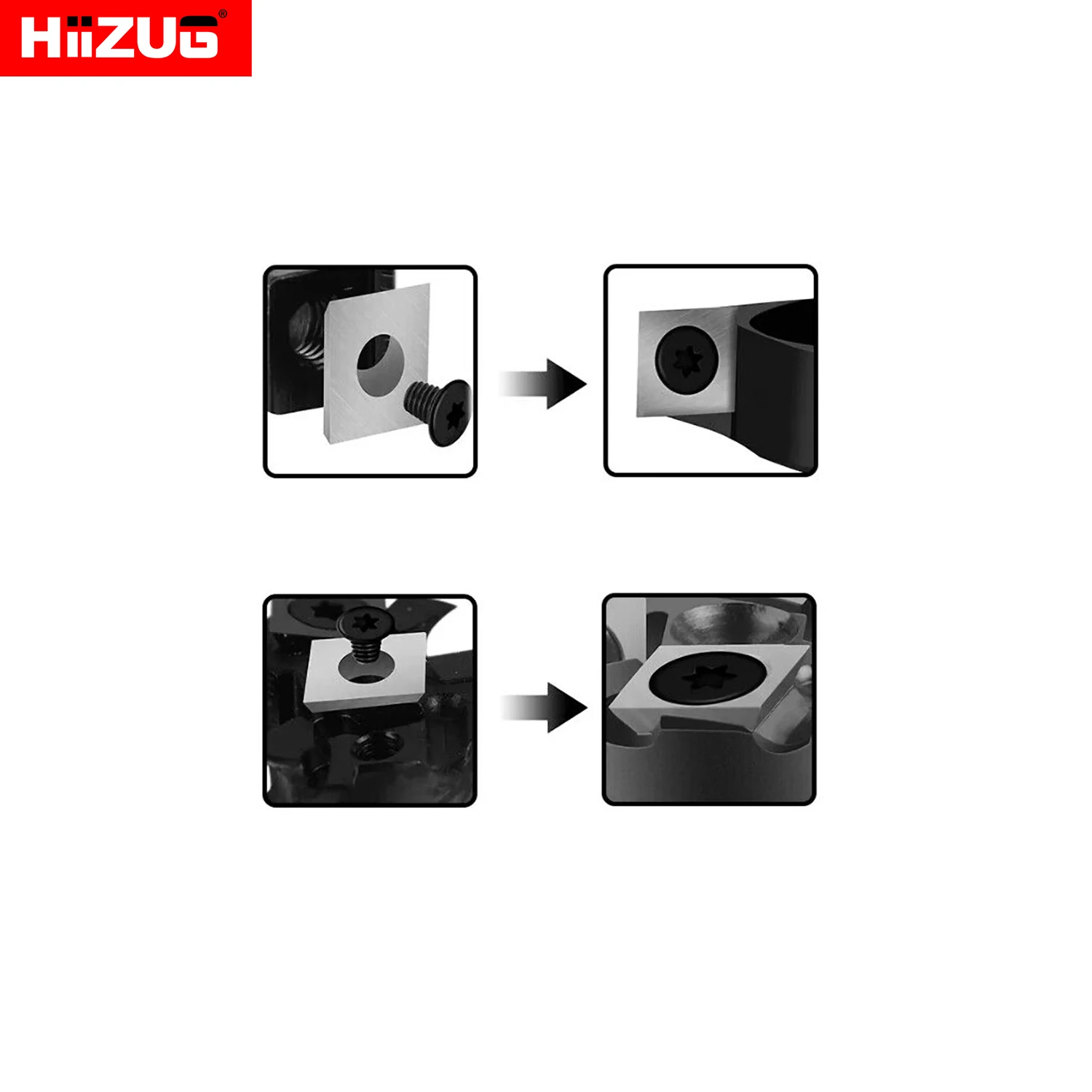 Imagem -05 - Cnc Madeira Plaina Bit Spoilboard Surfacing Router Corte Dia Carbide Inserções Fresa Ferramentas para Madeira 12 mm 76 mm 4