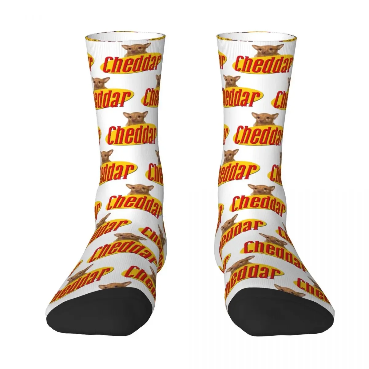 Cheddar Show Socks Harajuku High Quality Stockings All Season Long Socks Accessories for Man's Woman's Birthday Present