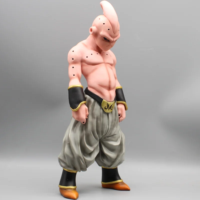 36cm Dragon Ball Gk Majin Buu Anime Figures First Generation Strongest Buu Standing Model Ornaments Collectable Kids Toys Gifts