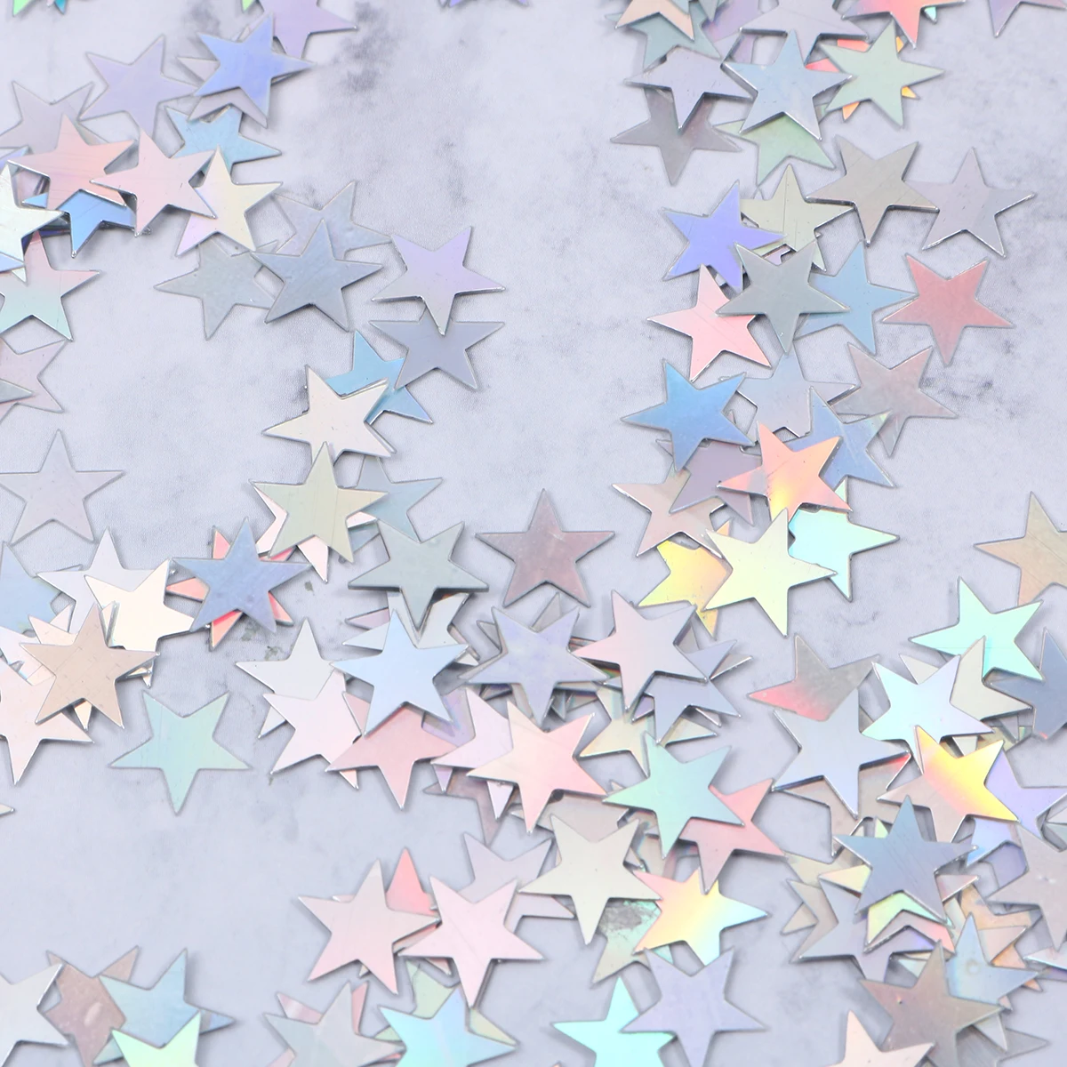 

2000pcs 10Mm Pentagram Confetti Eco-Friendly Mini Star Shimmer For Wedding Birthday Party Festival Decor Silver Table Scatter