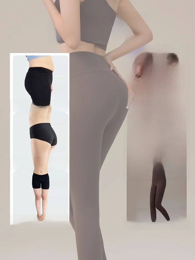 Legginsy do jogi z wysokim stanem, ocieplane, damskie spodnie zimowe, ultra ciepłe do -40 stopni Celsjusza