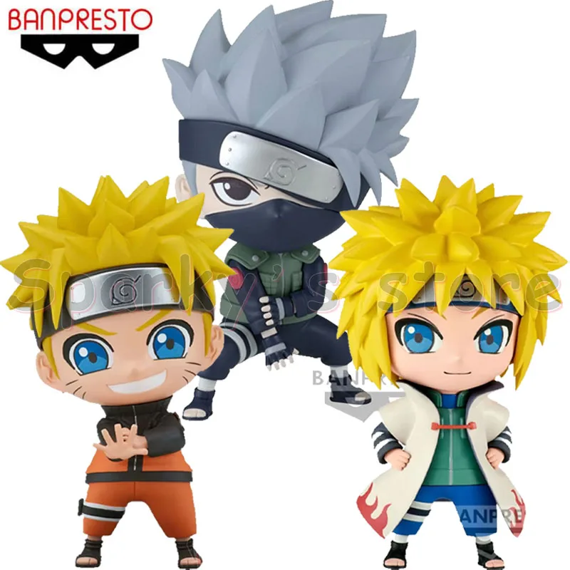 Bandai Original REPOPRIZE Naruto:Shippuden Anime Figure Uzumaki Naruto Namikaze Minato Action Figure Toys For Kids Gifts Model