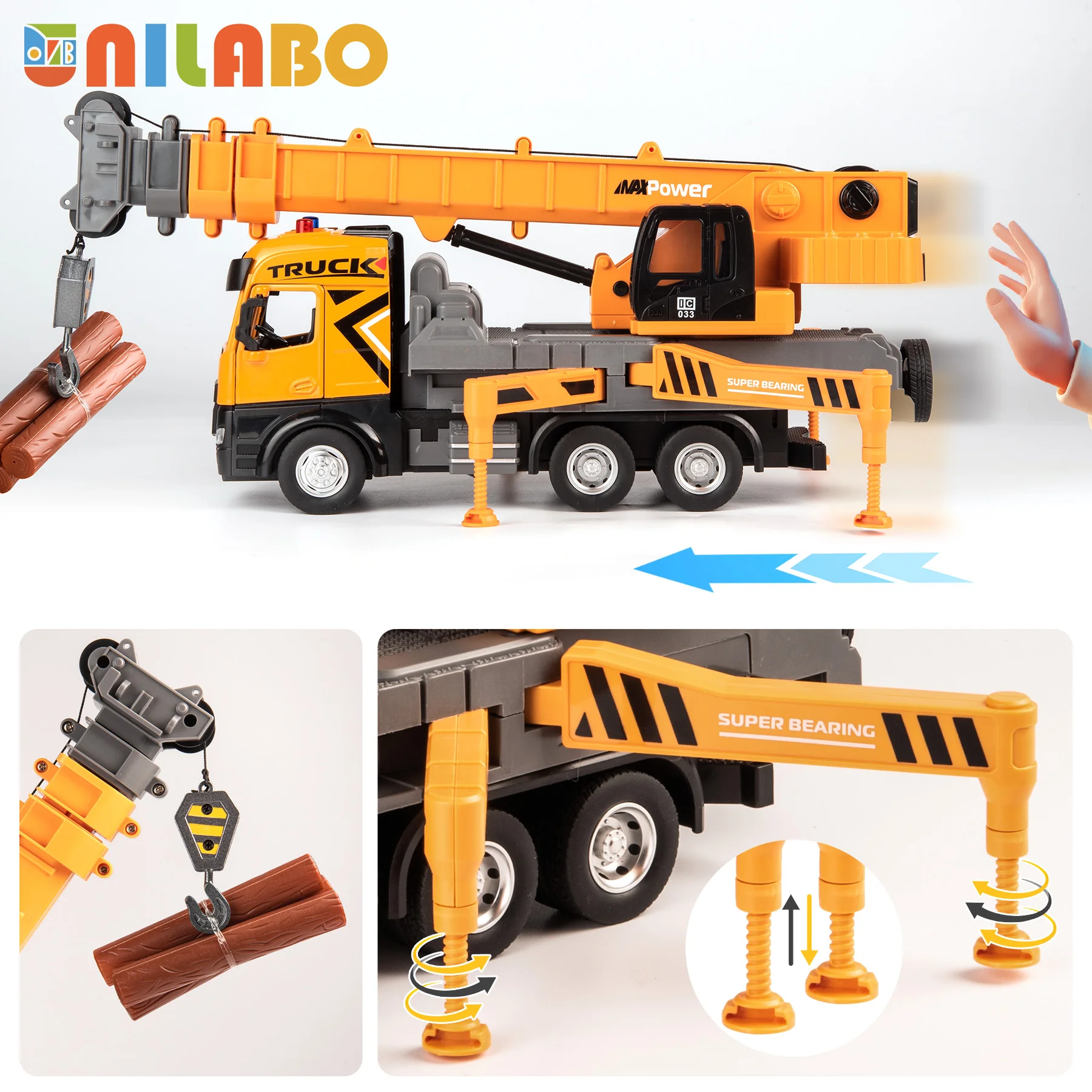 لعبة مركبة هندسية مصنوعة من خليط معدني تعمل بالقصور الذاتي مع ضوء وصوت واقعي، هدية عيد ميلاد للمهرجانات للأولاد والبنات والأطفال بعمر 3 سنوات فما فوق #5