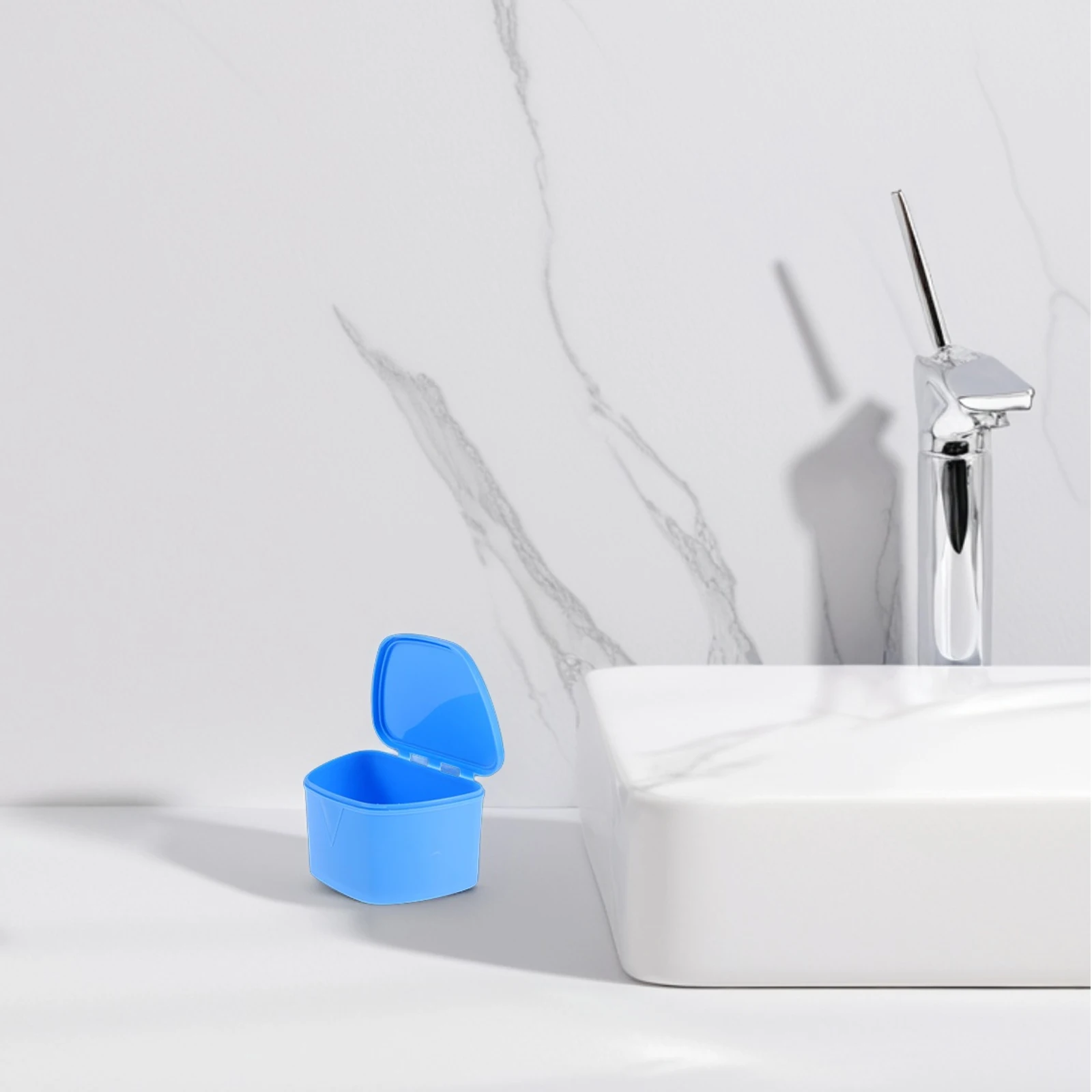 

Пластиковый красочный чехол для хранения брекетов для зубов, портативный держатель-фиксатор, дорожная коробка, брекеты для рта, комплект защиты для замачивания и чистки