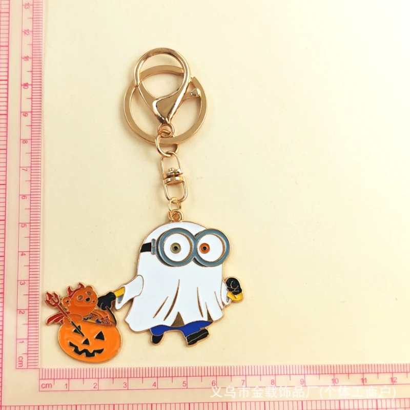 Minions Cartoon süßer Acryl-Schlüsselanhänger Kawaii für Jungen und Mädchen, Paar-Rucksackanhänger, Anime-Merchandise, Großhandel