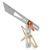 Heavy duty movable angle ruler multifunctional stainless steel measuring toolhigh-precision square measuring tool  ruler