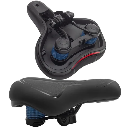 Imagen 2 del producto Cojín de asiento de bicicleta transpirable, asiento de bicicleta de carretera que absorbe los golpes, equipo de conducción seguro, adecuado tanto para hombres como para mujeres