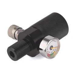 Pressure Regulator Connector Gas Cylinder Refill Quick Release Fitting Air Valve Gauge Cylinder Adapter CO2 Sodastream Valvula