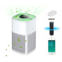 Mi APP Smart Air Purifier Tuya Alexa Remote Control Ozone Genrator HEPA Composite Filter Disinfection Machine For Home