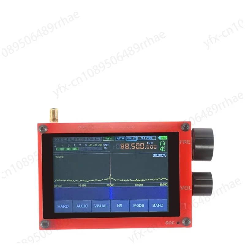 Upgraded SDR 0.6db Receiver 3000mAh Battery 50KHz 2000MHz Radio Receiver Nice Sound