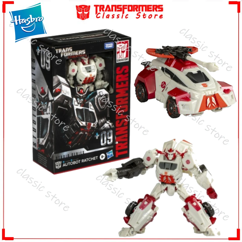 W magazynie Klasyczne transformatory Studio Series Gamer Edition Voyage Class WFC SS-GE-09 Ratchet Cybertron Autoboty Figurki