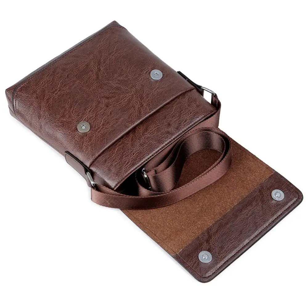 

Роскошная сумка-мессенджер из искусственной кожи с регулируемым ремнем, универсальная наплечная сумка в ретро-стиле, мужская сумка через плечо, мужские аксессуары