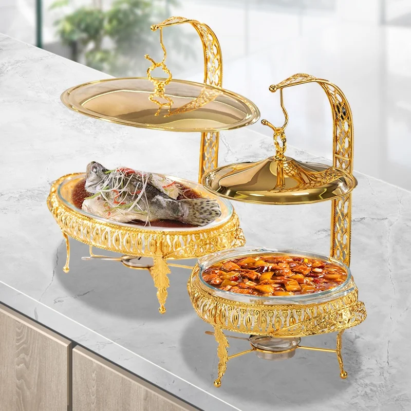 

Hotel Restaurant Supplies Chafing Dish Multi - Functional Warm Food Container Steel Chafer For Wedding