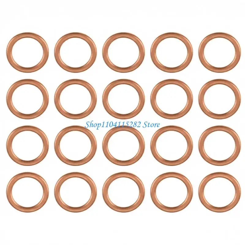 

Engine Oil Pan Drain Plug Gasket Anti Leak Seal N0138157 Metal Washer Automotive Maintenance Accessories