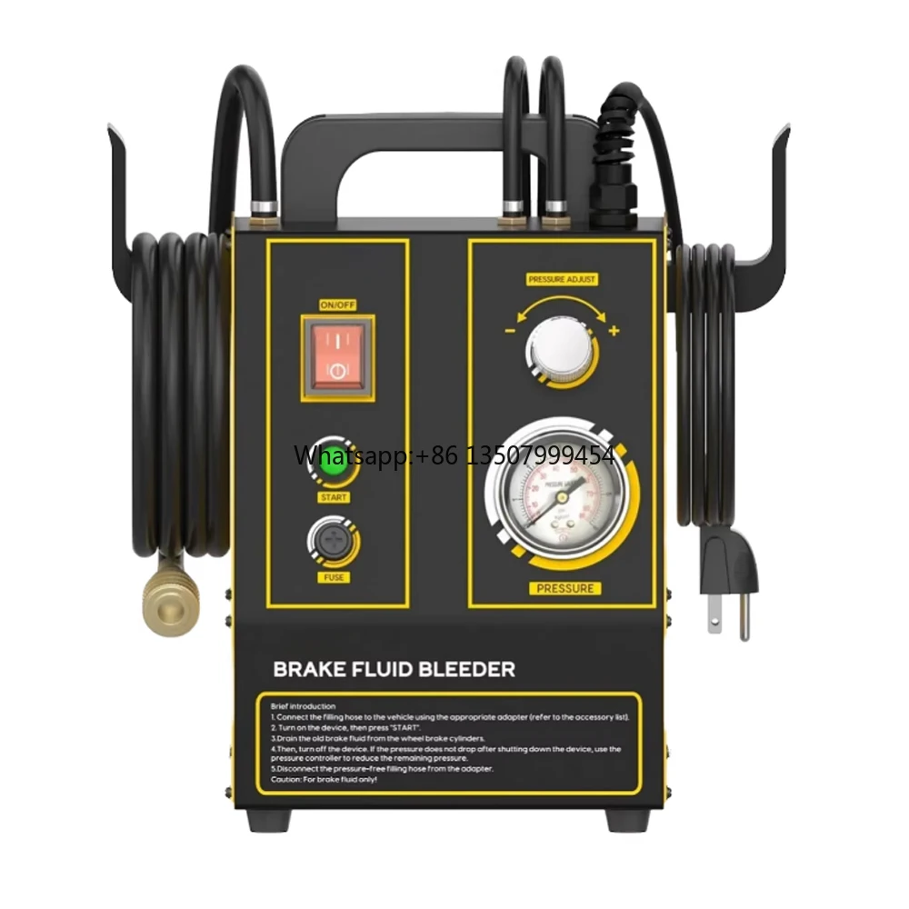

110/220V Car Brake Fluid Extractor Oil Pump Brake Oil Changer Machine With 1.2L Recycle Bottle Brake Bleeder Fluid Pump