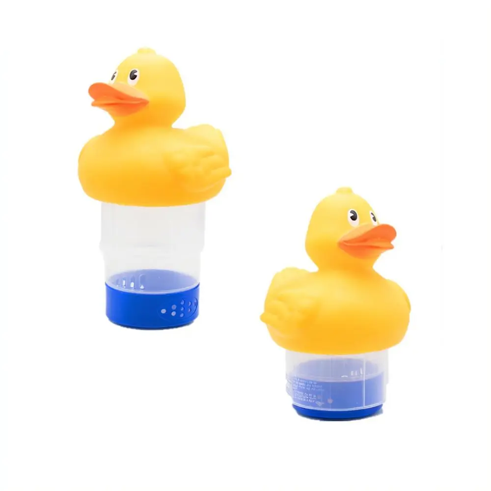 Automatic Floating Chlorine Tablet Holder Duck Design For Swimming Pool Spa Hot Tub Water Purification Accessory