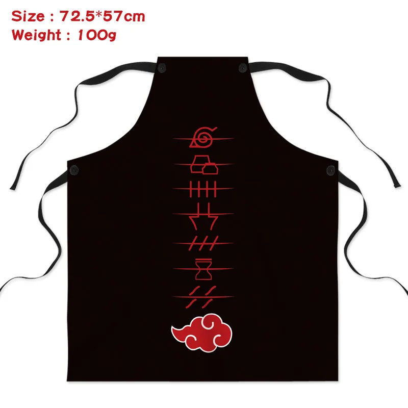 Animie Akatsuki Dawn Daybreak Red Cloud Apron Gift For Boys&Men