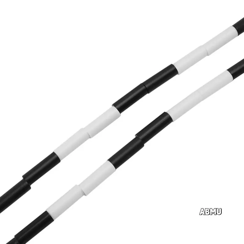 

3X Bamboo Skipping Rope Energy Bar Handle Straight Bamboo Skipping Rope Skipping Rope Thick Beaded Fitness Jump Rope