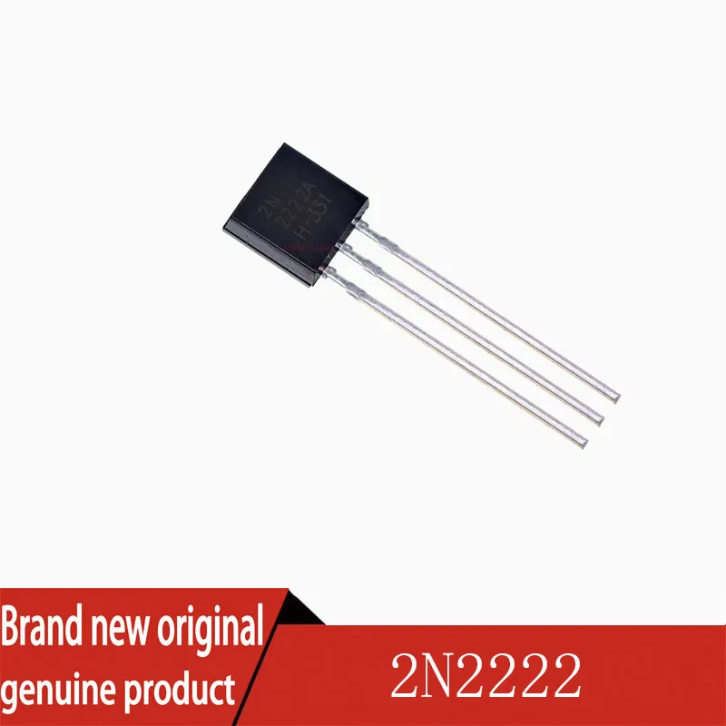 100% brand new original 50/100 pieces 2N2222 TO92 NPN 30v 800MA electronic transistor kit