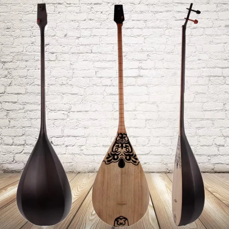 95CM Xinjiang Dombra 2 Strings Adult Children Performance Dombra Kazakh National Musical Instruments Ethnic Handmade Instruments