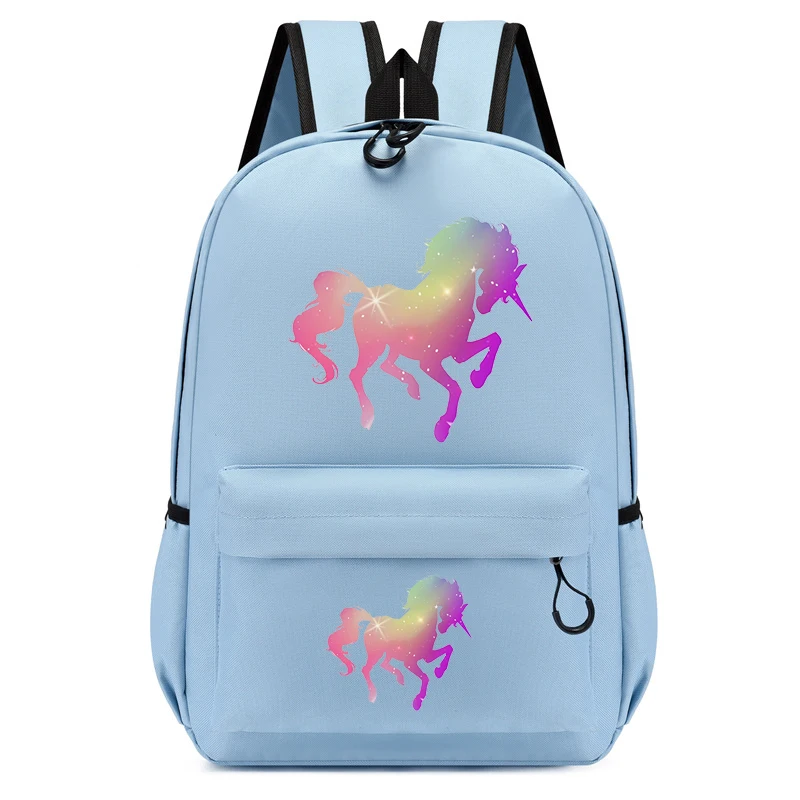 New Unicorn Animal Backpack Cartoon Trendy School Bags Girl Bookbag Kawaii Children Bookbag Travel Bagpack Fashion Backpack Bags