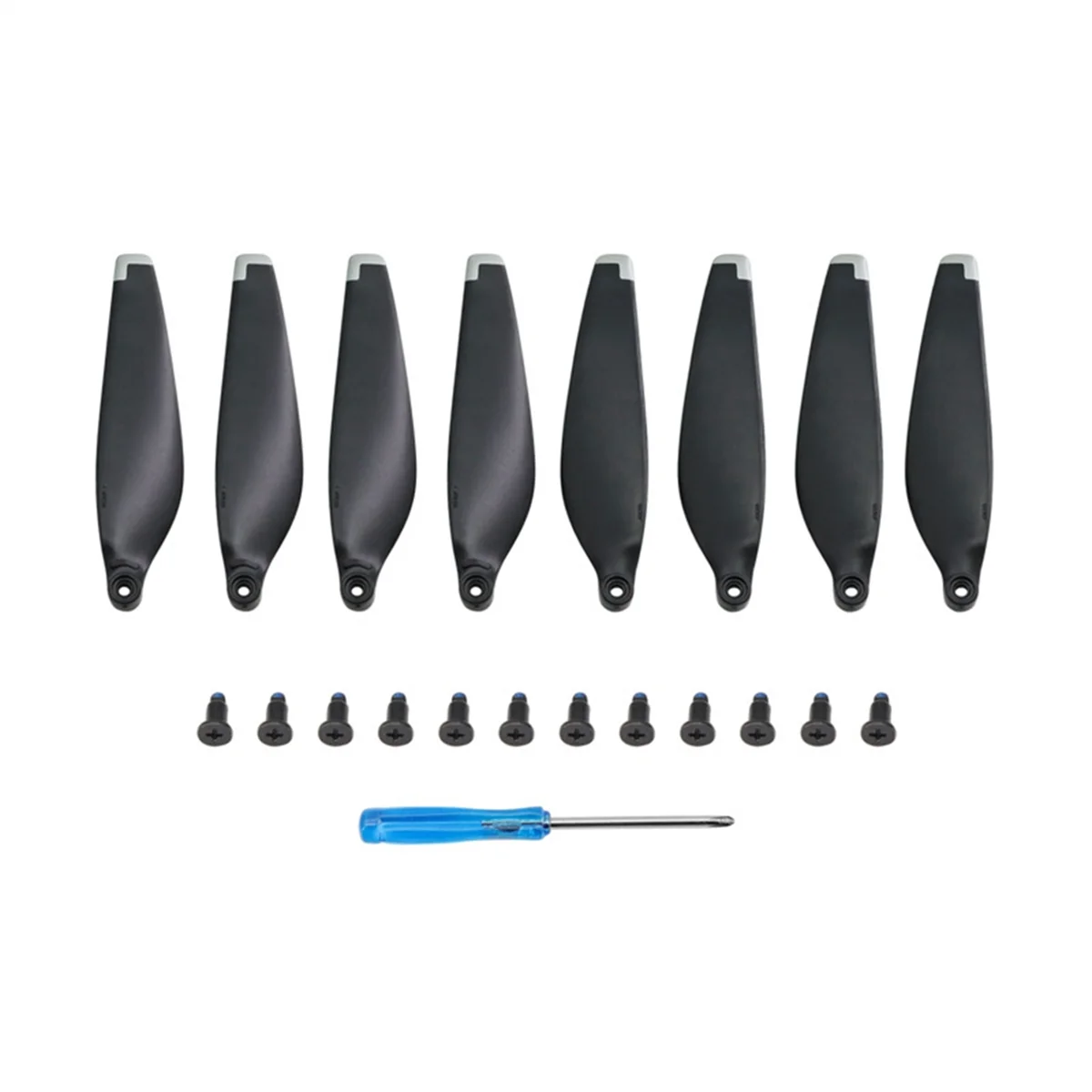 8Pcs Propeller Props Blade Replacement for DJI Mini 4 Pro Drone Light Weight Wing Fans Parts for Mini 4 Pro Silver