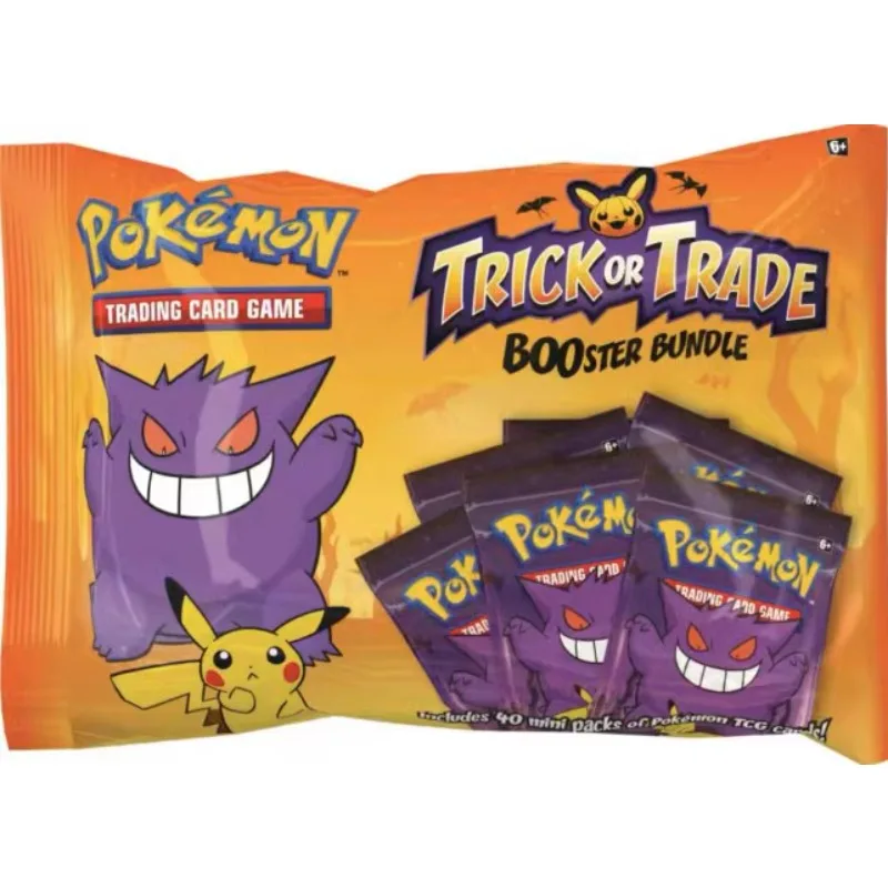 Original Pokemon Card PTCG American Version Halloween Souvenir Cards Pack Trick or Trade