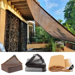 Outdoor Patio Sunshade Net Balcony Terrace Sun Shelter Backyard Pergola Sun Protection Cover Car Shed Awning 90% Shading Nets