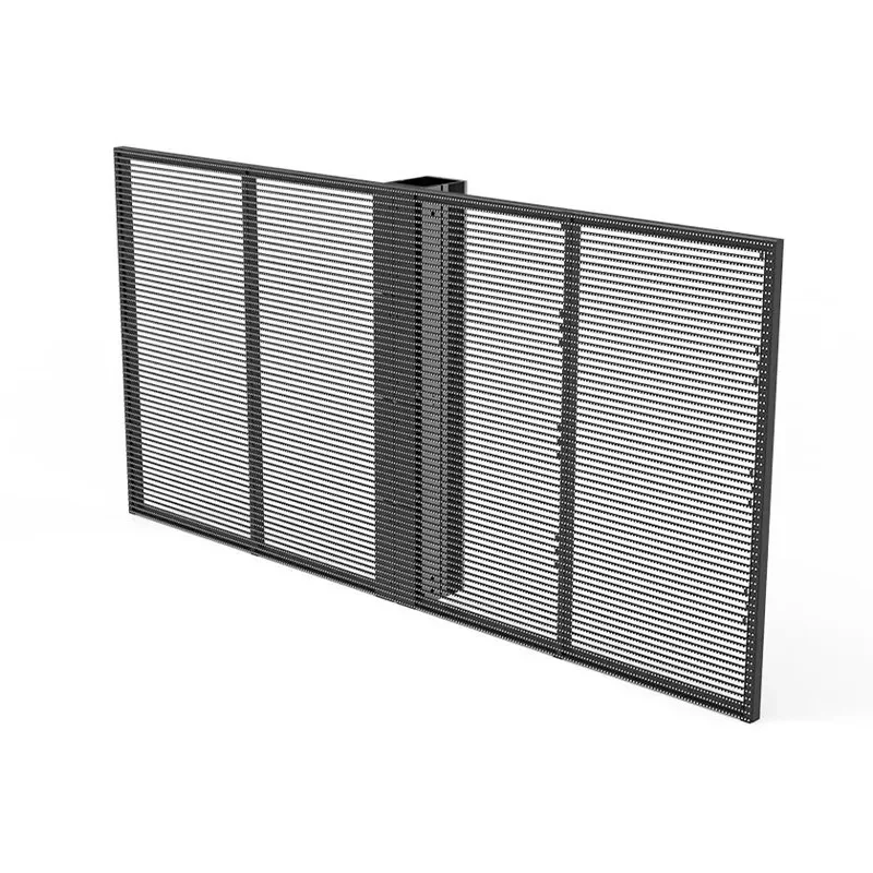 Layar LED Transparan Dalam Ruangan P2.6-P5.2 Panel Layar Kaca Transparansi Tinggi