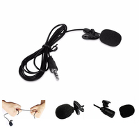 3.5 mm Wired Mini Microphone Lapel Lavalier Clip  Recording Microphone Speaking in Lecture Type-C Mobile Phone Camera Interview