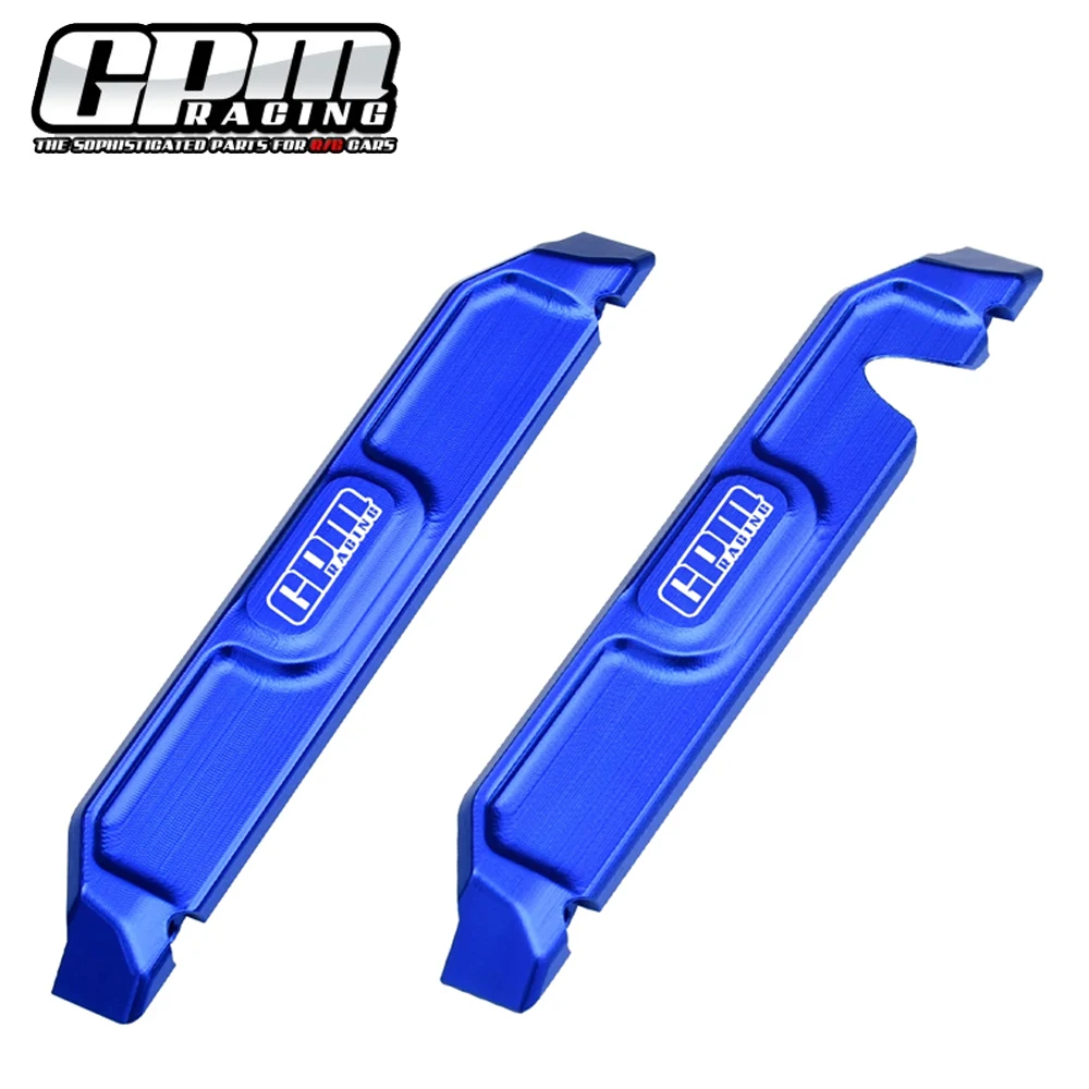 GPM for TRAXXAS Mini Maxx Monster Truck 107154-1 RC Cars Metal Alloy Chassis Nerf Bars Side Skid Pedal Footplate 10723