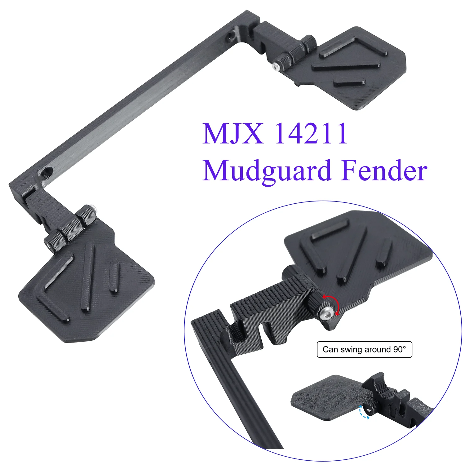 MJX 14211 Simulation Rear Fenders Fender Lining Mudguard Fender for MJX Hyper Go 14211 1/14 RC Short Course Off Road Truck Part